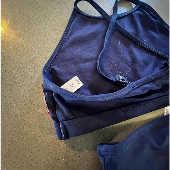 Justice American Flag sequin bikini, Size 12 - Picture 3 of 5